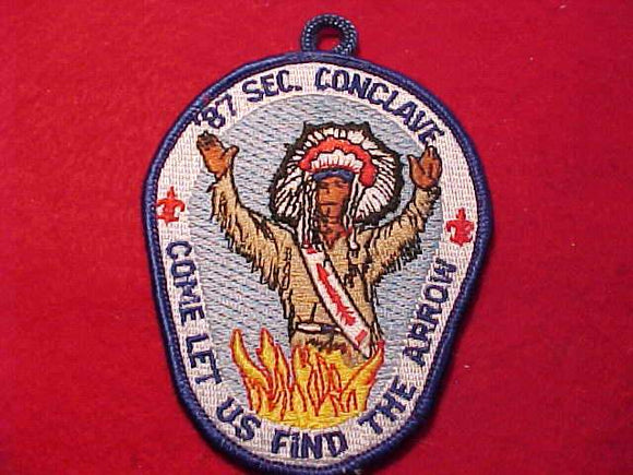 1987 SC4 SECTION CONCLAVE PATCH