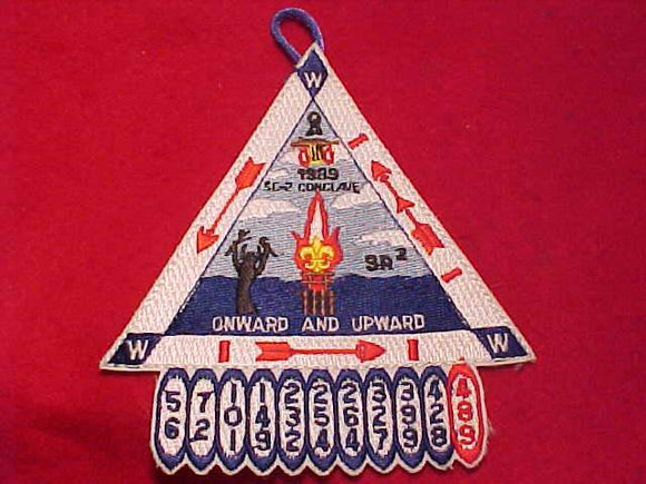 1989 SC2 SECTION CONCLAVE PATCH, LODGE 489 HOST