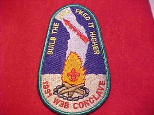 1991 W3B SECTION CONCLAVE PATCH