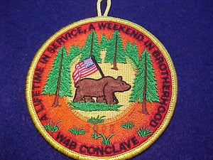 2002 W4B SECTION CONCLAVE PATCH