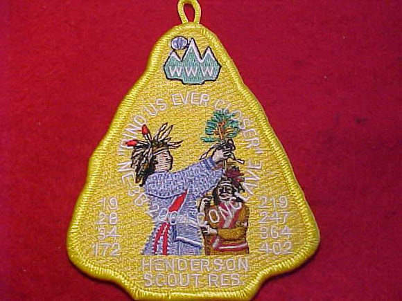 2004 NE3B SECTION CONCLAVE PATCH, HENDERSON SCOUT RESV.