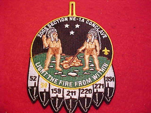 2005 NE1A SECTION CONCLAVE PATCH, HOST LODGE 59