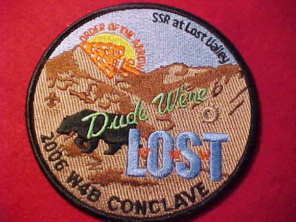 2006 W4B SECTION CONCLAVE PATCH, SSR AT LOST VALLEY