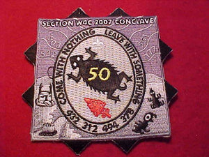 2007 W4C SECTION CONCLAVE PATCH