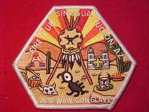 2010 W6W SECTION CONCLAVE PATCH, SINAGUA, TUCSON, AZ