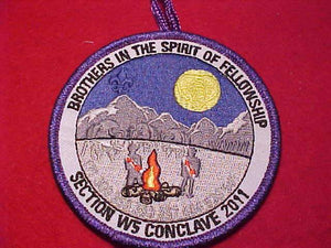 2011 W5 SECTION CONCLAVE PATCH
