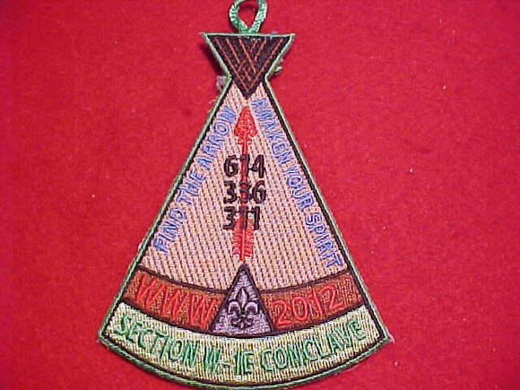 2012 W1E SECTION CONCLAVE PATCH