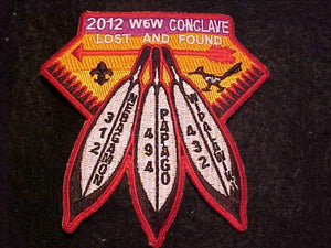 2012 SECTION CONCLAVE PATCH