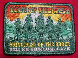 2013 NE6B SECTION CONCLAVE PATCH