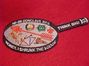 2013 NE5B SECTION CONCLAVE PATCH, HOST LODGE 33 AJAPEU