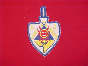 1962 AREA 3F CONCLAVE PATCH, CAMP BUCOCO HOST