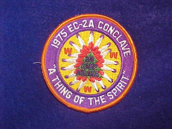 1975 SECTION EC2A CONCLAVE PATCH, HOST LODGE 218 CUWE, CAMP HOLAKA