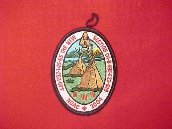 2004 SECTION C4B NOAC COUNCIL OF CHIEFS PATCH