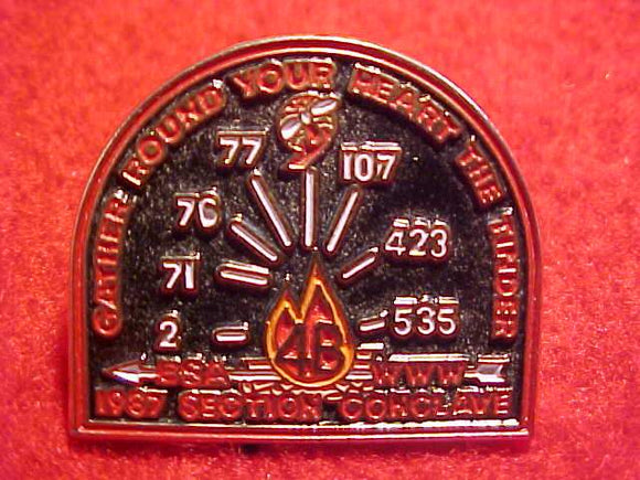 1987 PIN, SECTION NE4B CONCLAVE