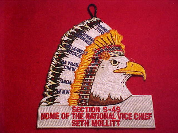 2005 PATCH, SECTION S4S, HOME OF THE NATIONAL VICE CHIEF, SETH MOLLITT