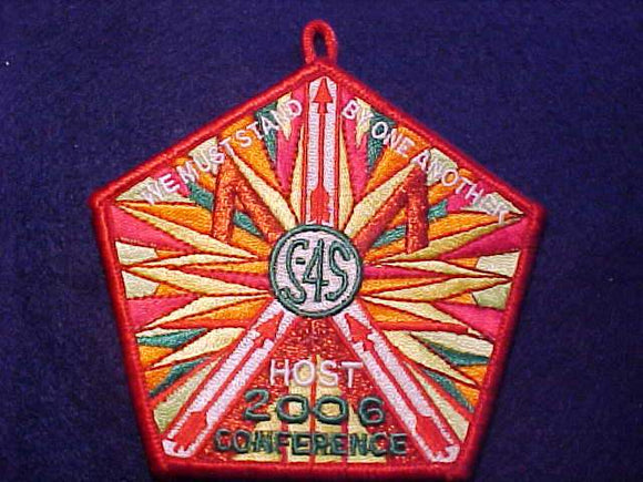 2006 PATCH, SECTION S4S CONFERENCE, HOST, RED BDR.