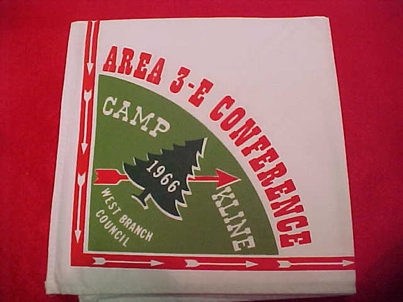 1966 AREA 3-E CONFERECE,CAMP KLINE,WEST BRANCH COUNCIL
