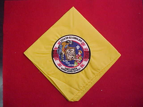 2004 SECTION SR6S CONCLAVE NECKERCHIEF, CAMP COMER, HOST LODGE 50 COOSA