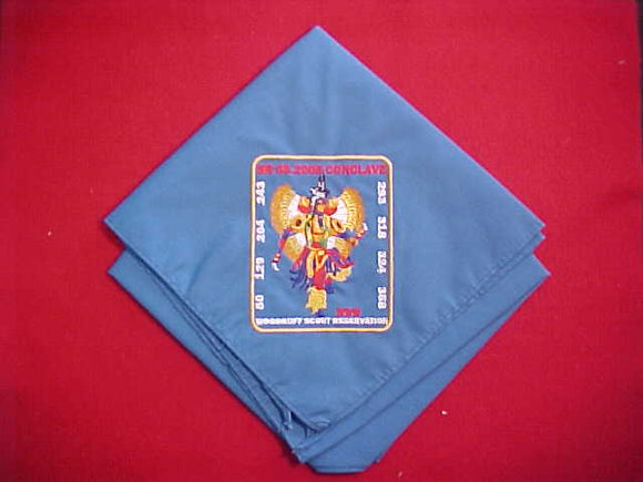 2005 SECTION SR6S CONCLAVE NECKERCHIEF, WOODRUFF SCOUT RESERVATION, HOST LODGE 129 EGWA TAWA DEE