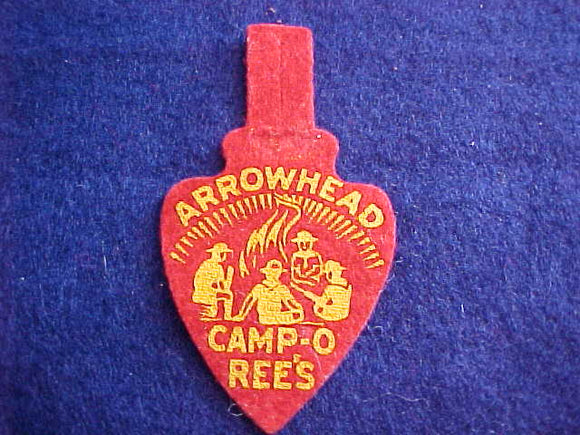 1940'S, ARROWHEAD COUNCIL CAMPOREE'S, FELT, MINT COND.