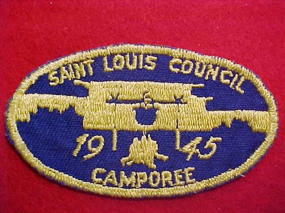 1945 ACTIVITY PATCH, SAINT LOUIS C. CAMPOREE