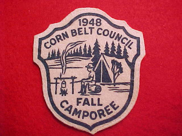 1948 ACTIVITY PATCH, CORN BELT C. FALL CAMPOREE
