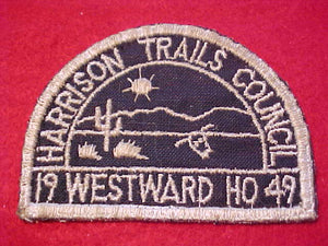 1949 HARRISON TRAILS C. PATCH, WESTWARD HO, USED