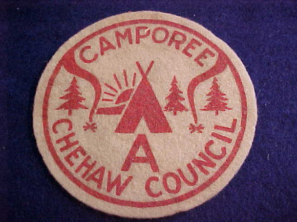 1950'S ACTIVITY PATCH, CHEHAW C. CAMPOREE, 