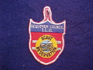 1950'S SEQUOYAH COUNCIL T.L.D. SCOUT RESERVATION, USED