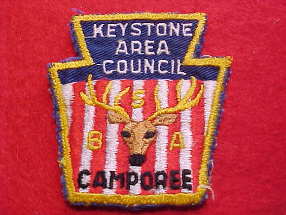 1950'S, KEYSTONE AREA COUNCIL CAMPOREE, USED