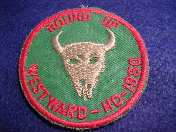 1950 PATCH, WESTWARD-HO, ROUND UP, USED