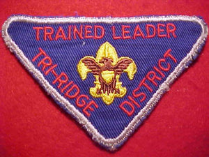 1950'S TRI-RIDGE DISTRICT, TRAINED LEADER, USED