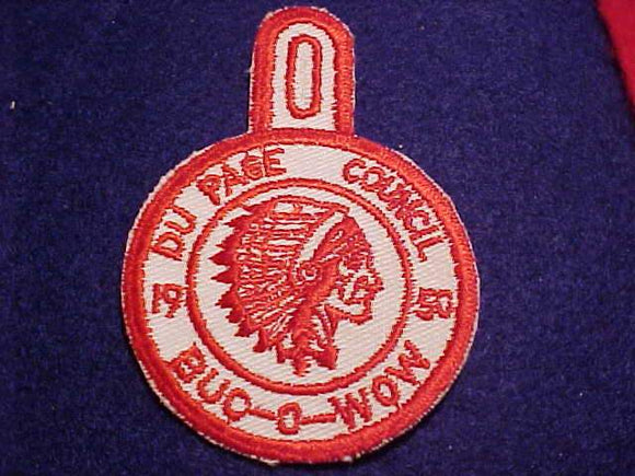 1950 DU PAGE C. BUC-O-WOW, W/ BUTTON LOOP