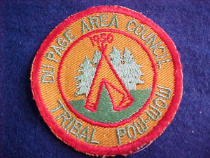 1950, DU PAGE AREA COUNCIL TRIBAL POW-WOW, USED