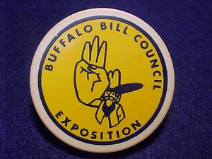 1950'S N/C SLIDE, BUFFALO BILL C. EXPOSITION