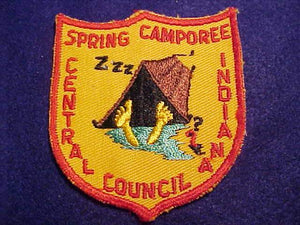 1950'S PATCH, CENTRAL INDIANA C. CAMPOREE