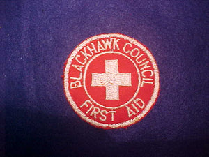 1950'S BLACKHAWK COUNCIL FIRST AID, USED