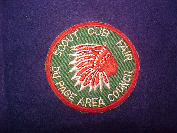 1950'S DU PAGE AREA COUNCIL, SCOUT CUB FAIR