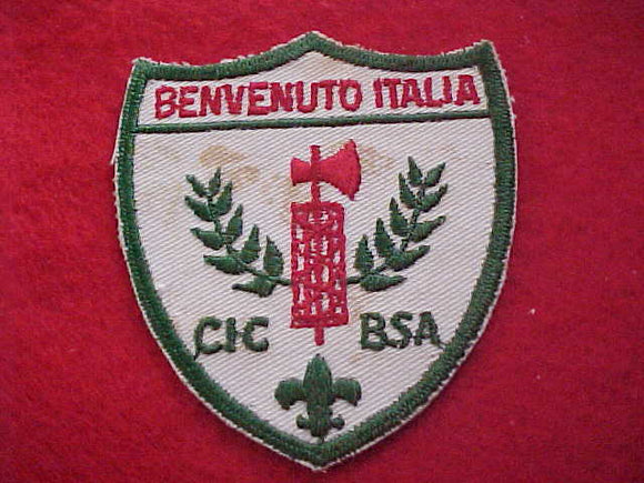 1950'S, CENTRAL INDIANA COUNCIL, BENVENUTO ITALIA, USED