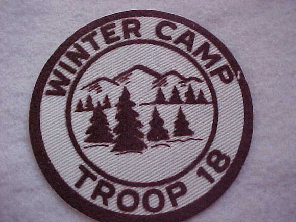 1950'S, TROOP 18, WINTER CAMP