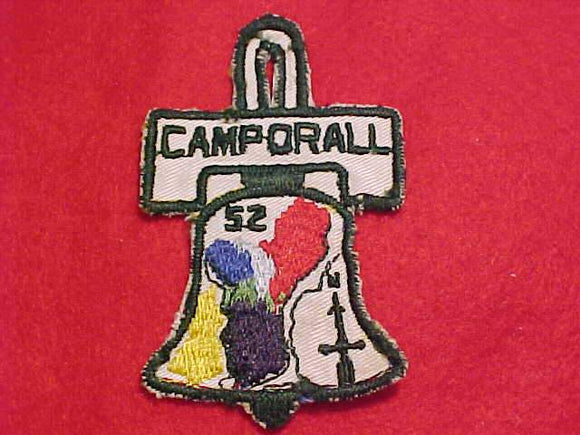 1952 PATCH, PHILADELPHIA COUNCIL, CAMPORALL, USED