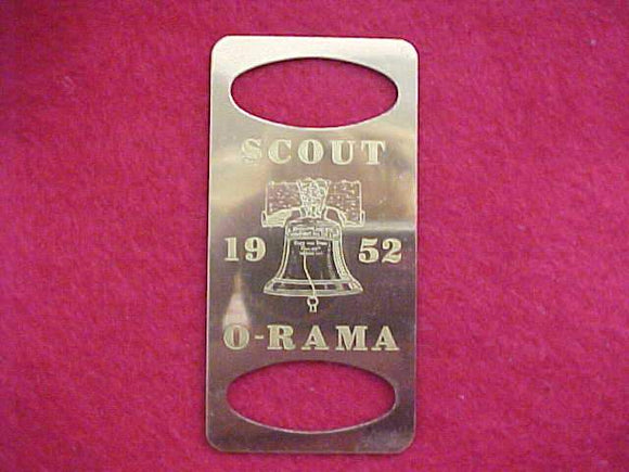 1952 N/C SLIDE, SCOUT-O-RAMA, BRASS