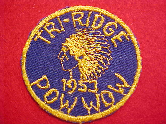 1953 ACTIVITY PATCH, TRI-RIDGE POW WOW