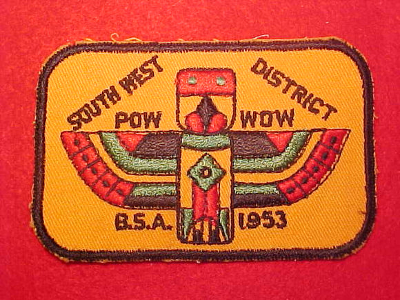 1953 SOUTH WEST DISTRICT POW WOW