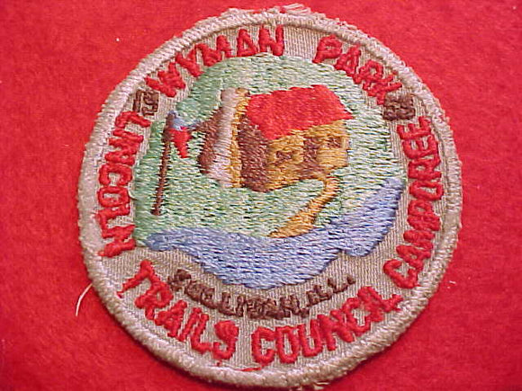 1953, LINCOLN TRAILS COUNCIL, WYMAN PARK CAMPOREE, USED