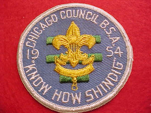 1954, CHICAGO COUNCIL, KNOW HOW SHINDIG