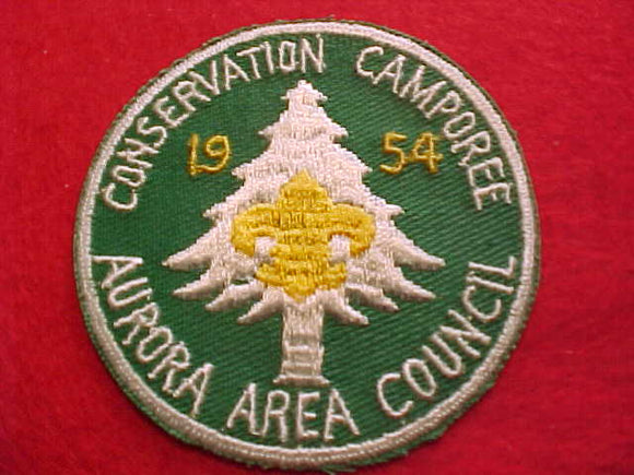 1954, AURORA AREA COUNCIL CONSERVATION CAMPOREE