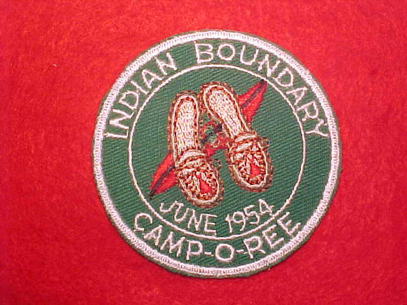 1954 INDIAN BOUNDARY CAMPOREE