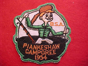 1954, PIANKESHAW COUNCIL CAMPOREE, USED