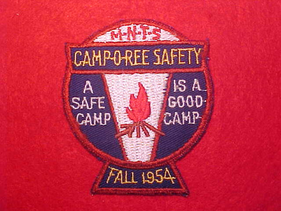 1954 M-N-T-S CAMPOREE SAFETY